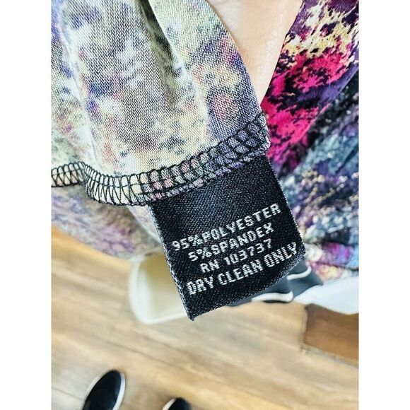 Julie‎ Dillon Dress Size 4 Multicolored Sheath Sleeveless NWT Artsy Abstract - Picture 6 of 14